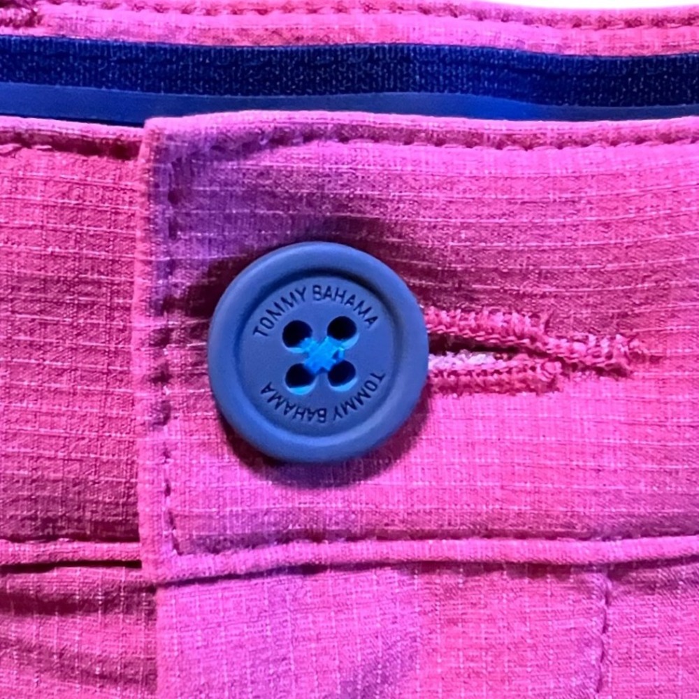 Tommy Bahama Men's Coral Pink Stretch Golf Shorts Size 34 - Picture 5 of 12